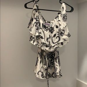 Split sleeve sheer top